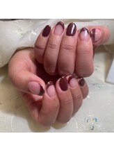 ティアリス(NAIL SALON TIARIS)/和風ネイル　マットネイル