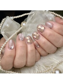 アオマリー(Aomalie)/ハートホロネイル　¥13,255