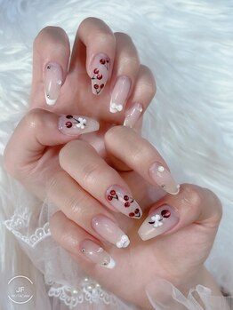 JF Beauty Salon 関内2号店【6月5日NEW OPEN（予定）】の写真/指先を彩るマグネットさくらんぼ＆リボン！豊富なカラー・パーツであなただけの魅力を引き出すネイル体験☆