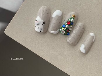 ブランロール 中目黒店(Blanl'or)/雪だるまネイル