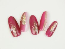 パナネイル(pana nail)/ぷっくり縦グラデネイル