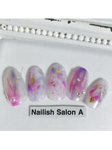 ネイリッシュサロン エー(Nailish Salon A)/2017/夏ニュアンスネイル