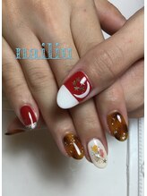 ネイリュー 田中店(naiLiu)/国旗べっ甲ネイル