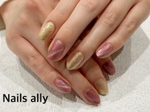ネイルズアリー 立川店(Nails ally)/ギャラクシー×キャッツアイ