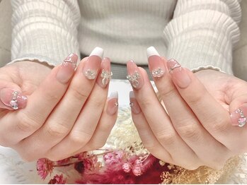 ハナネイル(はなNAIL)の写真/お手頃な価格設定＆スピーディーな施術でリピーター続出!!王道ガーリーからワンホンまで理想の爪先を再現♪