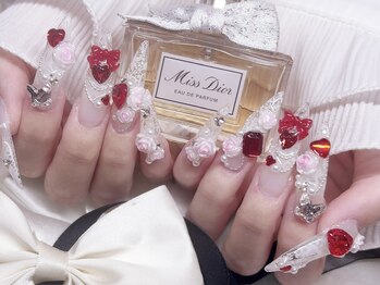 メイプルジェム(Maplegem)/キラキラレースネイル