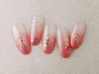 グラデ×キラキラ