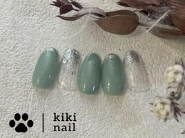 大人シンプル /ラメネイル