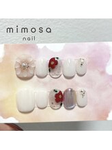 ミモザ(mimosa)/オーダーネイルチップ