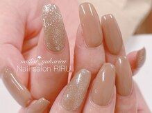 リル(RIRU)/ワンカラー×マグネットネイル