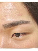 ビューステージ アイブロウサロン 京橋/男性ストレート眉