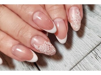 ネイルアンドリラクゼーション マーブル(MARBLE)/(フレンチネイル¥5500)