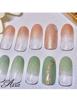 ネイルズアジュール 新潟亀田店(Nails Azur)/ハンド☆定額デザインAコース