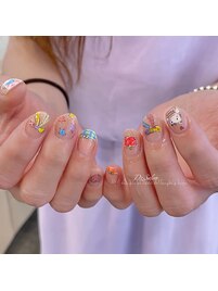 色鉛筆ネイル