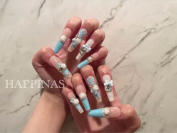 ハピナス(HAPPINAS)/チェック×レース×バラ