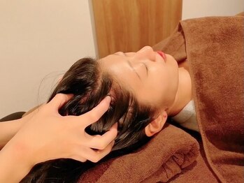 ラリマーブルー(Larimar blue)の写真/【完全個室*頭痛/モヤモヤ解消】思わずウトウト…。アロマボディやもみほぐしと組み合わせてトータルケア◎