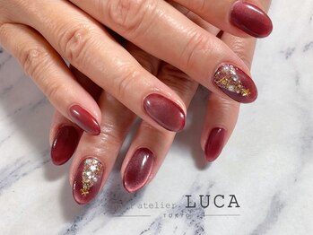 ネイルアトリエルカ(nail atelier LUCA)/W-487 マグネットクリスマス