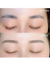 【眉毛WAX】before→afterでこんなに垢抜ける！？一人一人に似合わせてご提案いたします。