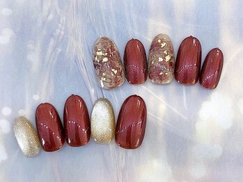 アシンメトリーネイル☆7700円