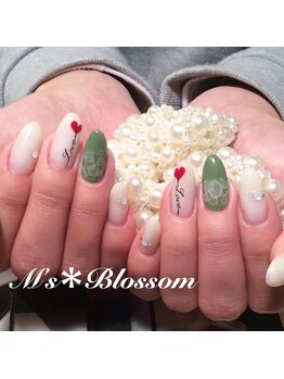 ネイルサロンアンドスクールエムズブロッサム(Nailsalon & school M's Blossom)/ジェルアート込コース