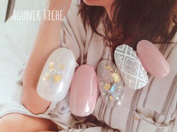 アグニークリッシェ(Agunik Riche)/【タイル柄ネイル】
