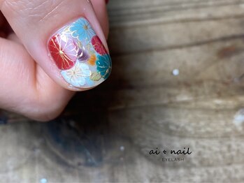 アイネイル 小倉(ai nail)/１本Art ￥５５０