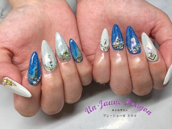 アン ジョーヌドラゴ/【自爪ネイル】ブルーネイル