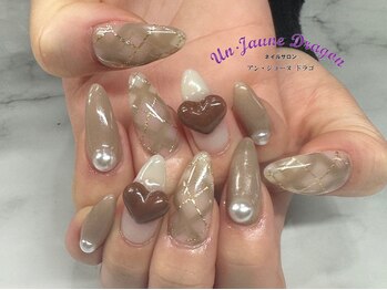 アン ジョーヌドラゴ/【自爪ネイル】ブラウンネイル