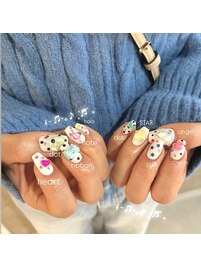 カラフルポップネイル