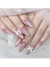 マミーフルール(Mamie fleur)/ちゅるちゅる☆ミラーネイル