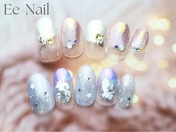 池袋ネイルサロン イイネイル(Ee-Nail)の写真/全員JNEC1級!池袋西口駅徒歩1分*写真:新規上¥6980下¥7500[ウォ-タ-ケア＆オフ込]甘皮ケア付◎お得で可愛い