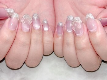 マグネットとフラッシュとリボン