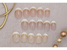 ネイルサロンプリッシュ 横浜店(prish)/6000円　フレンチ　ライン込み