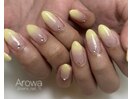イエローカラグラネイル