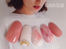 アグニークリッシェ(Agunik Riche)/【大理石ネイル】