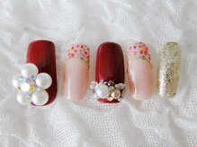 ネイリシャス(NAILICIOUS)/コットンパールフラワー