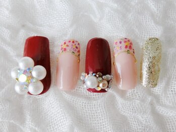 ネイリシャス(NAILICIOUS)/コットンパールフラワー