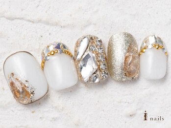 アイネイルズ 横浜WEST店(I-nails)/パーツキラキラネイル11500円