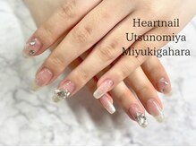 はあとねいる 宇都宮御幸ヶ原店/【店舗限定】クリアハートパーツ