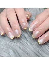 リンクネイル(Link nail)/ぷるマグ×ネオンフレンチ