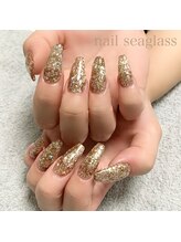 ネイル シーグラス(nail seaglass)/ギラギラ☆スカルプワンカラー