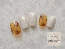 リトルビュー(little view)/べっ甲×ワンカラー ¥7980