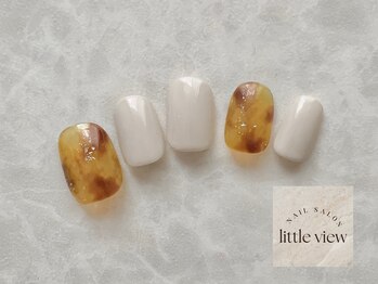 リトルビュー(little view)/べっ甲×ワンカラー ¥7980