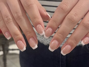 ネイルズ ララ(nails Lala)/pink French。