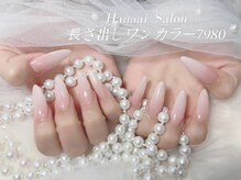 ハナアイ サロン 新宿店(hanaai salon)/長さ出しワンカラー7980