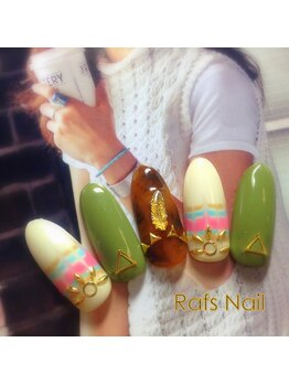 ラフズネイル(Rafs Nail)/人気エスニックネイル☆