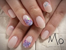 紫陽花ネイル