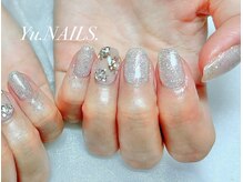 ユーネイルズ 恵比寿(Yu.NAILS.)/ビジューネイル◎フラワー