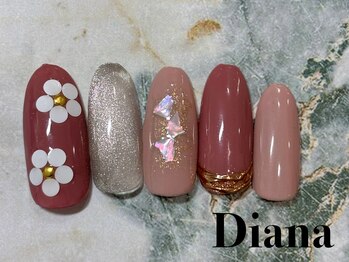 ディアナ ひたちなか高場店(DIANA)/定額ネイル 7,700円 A-122