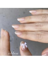 ルート12/ラメグラデーション×リボン